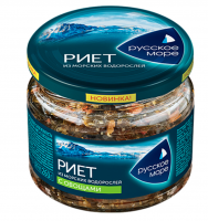 Салат "Риет"с овощами 260 гр.Рус.Море