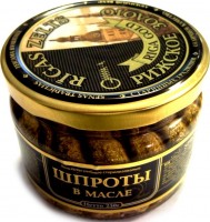 Шпроты в масле 270 г ст "За Родину" Калининград