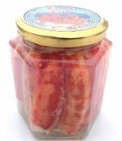 Мясо краба натуральное 430 гр. стекло
