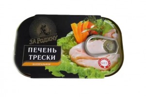 Печень трески натуральная, За Родину