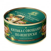 Килька по-венгерски 240 гр с овощами «За Родину»