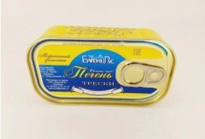 Печень трески натуральная «БаренцРус» 115 гр Мурманск